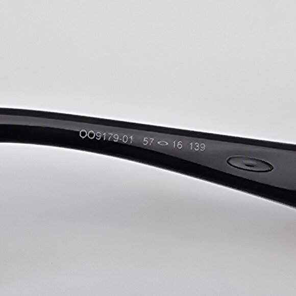 Oakley OO9179-01 Forehand Polished Black Frame Grey Lens Sunglasses w/ Case 57mm main image 5